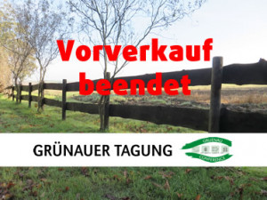 Ticket Grünauer Tagung Vorverkauf 16.-18.04.2026